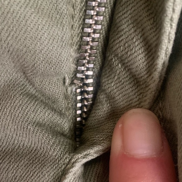 Free People Mid-rise Distressed Jeans in Moss - Picture 8 of 9